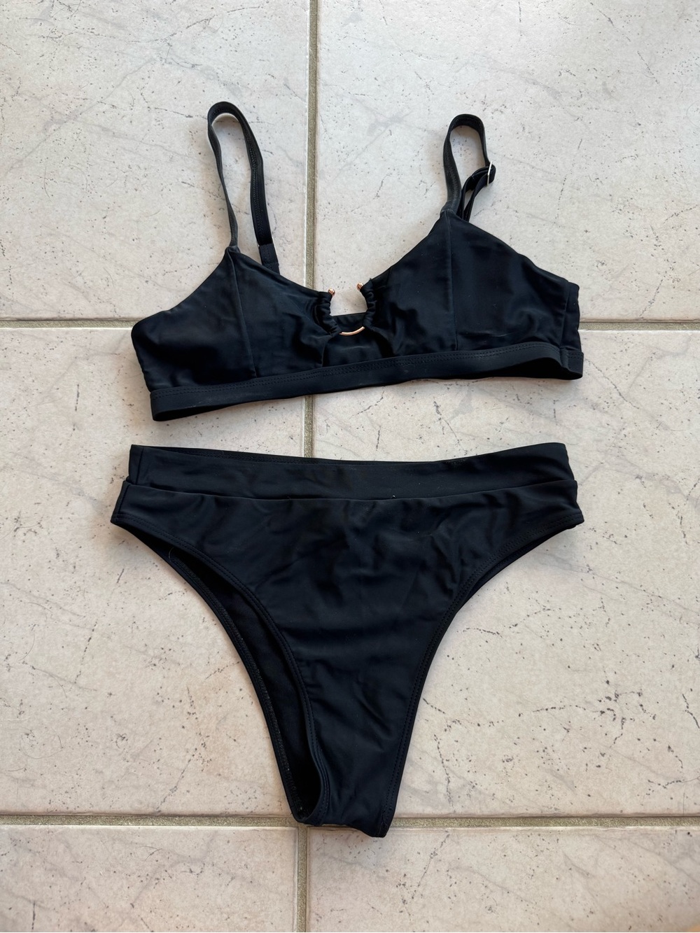 Black Women's Two-Piece Bikini Set